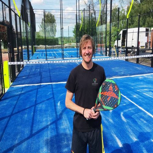 Blue Color Outdoor Artificial Turf for Tennis Court Paddle Grass